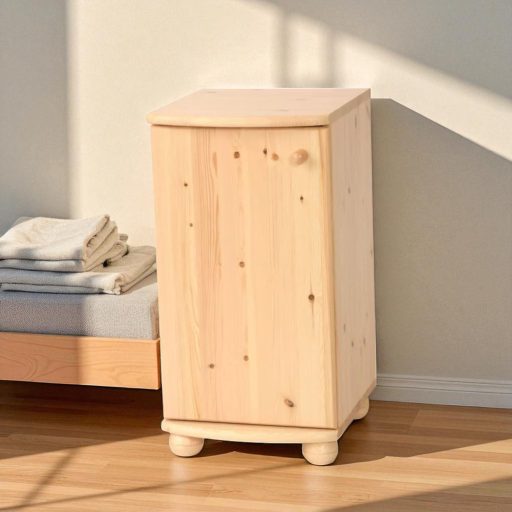 Claudia keskeny 1 ajtós fenyő komód