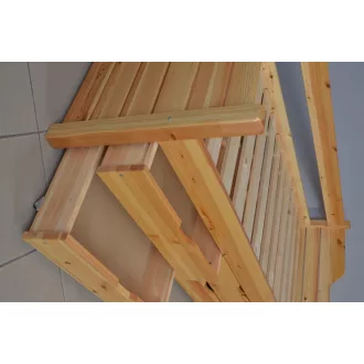 4+1 fiókos fenyő ágykeret 80x200 + ajándék ágyráccsal