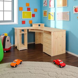Vanessa fenyő sarok íróasztal nagy (jobbos)
