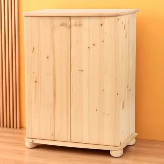 Anikó 2 ajtós polcos fenyő komód 110-es
