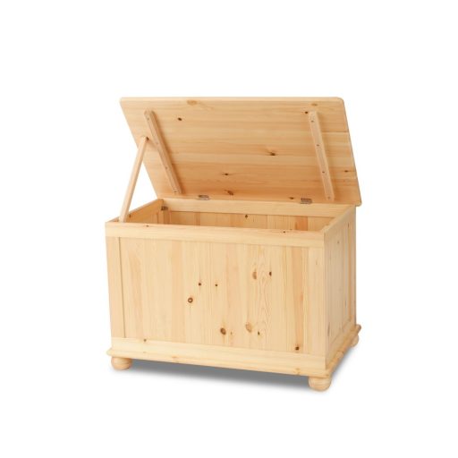 Kincsesláda, játék tároló fenyő doboz