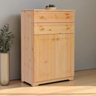 Petra 2 ajtós 2 fiókos fenyő komód