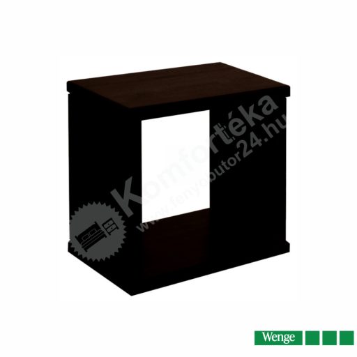 Lexa fenyő falipolc négyzet/30 Wenge