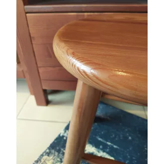 Dumbó 60 cm magas fenyő ülőke (pácolt:cseresznye)