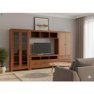 Szilaj nappalibútor szett - csokibarna