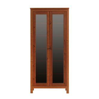 Szilaj 2 ajtós vitrines fenyő szekrény