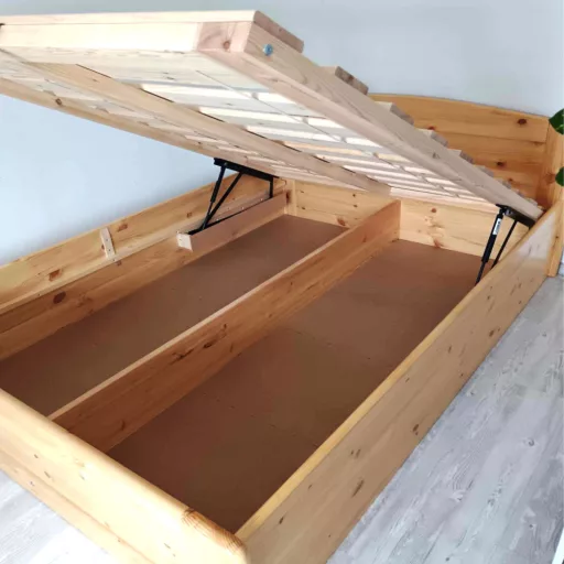 Herkules fenyő ágyneműtartós ágy 140x200