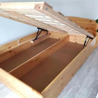 Herkules fenyő ágyneműtartós ágy 90x200