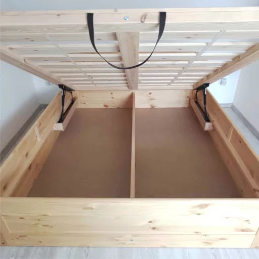 Herkules fenyő ágyneműtartós ágy 90x200