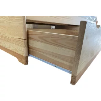 4 fiókos Janó fenyő ágykeret 90x200