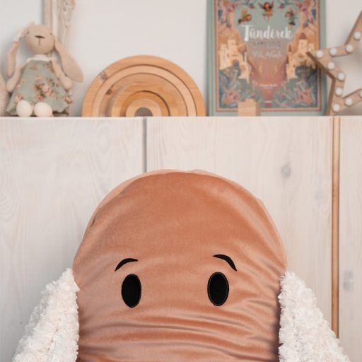 Hug-Me kutya alakú babzsákfotel gyerekeknek rózsaszín
