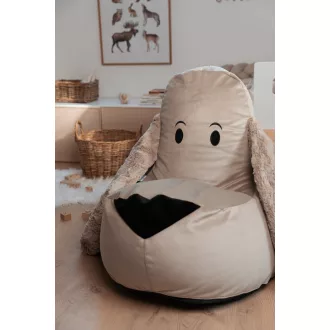 Hug-Me kutya alakú babzsákfotel gyerekeknek bézs
