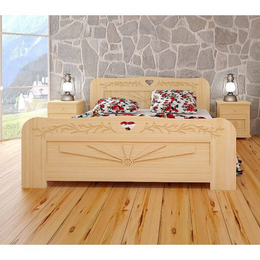 Highlander fenyő ágy 140