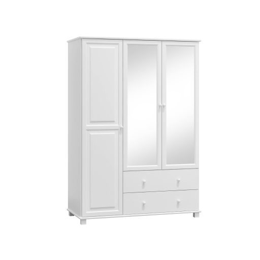 Magic 3 ajtós szekrény   NR6 fehér 133'