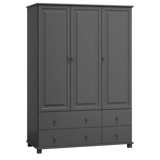 Magic 3 ajtós szekrény   NR7 szürke 120'