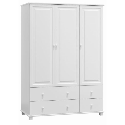 Magic 3 ajtós szekrény   NR7 fehér 133'