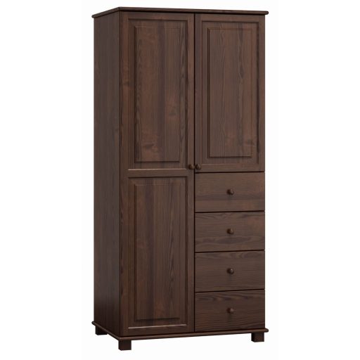 Magic 2 ajtós szekrény  válaszfalas NR3 dió 80'