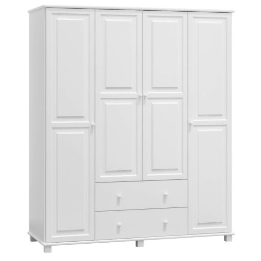 Magic 4 ajtós szekrény   NR2 fehér 180'