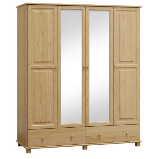 Magic 4 ajtós szekrény   NR3 natúr 160'