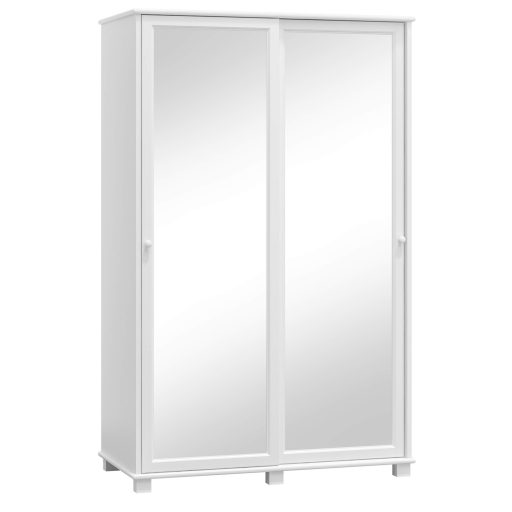 Magic 2 tolóajtós szekrény  akasztós NR7 fehér 133'