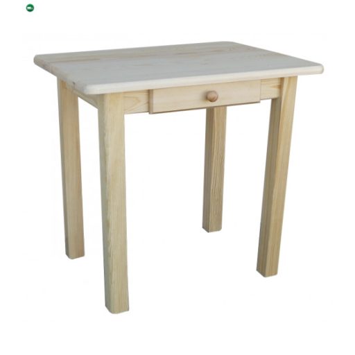 Étkezőasztal fiókos 80x50 natúr