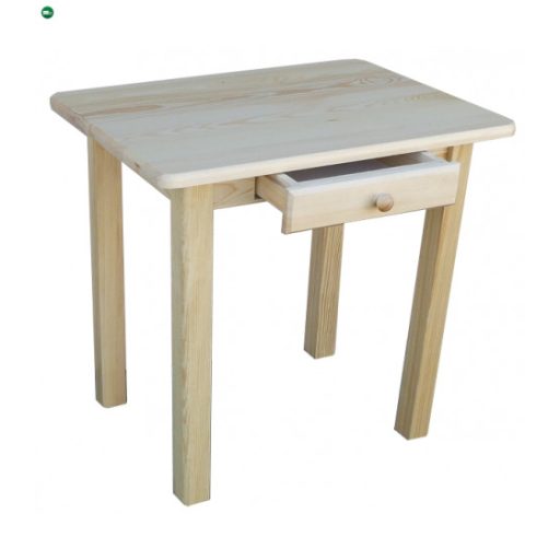 Étkezőasztal fiókos 90x50 natúr