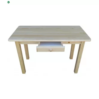 Étkezőasztal fiókos 120x60 natúr