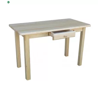Étkezőasztal fiókos 120x60 natúr
