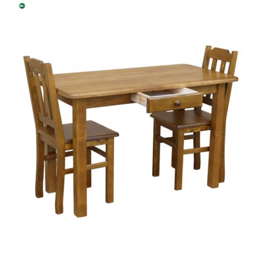 Étkezőasztal fiókos 120x60 tölgy