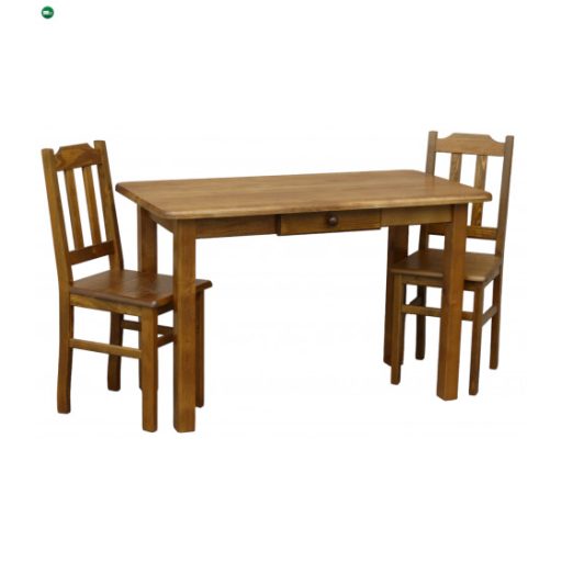 Étkezőasztal fiókos 120x60 tölgy