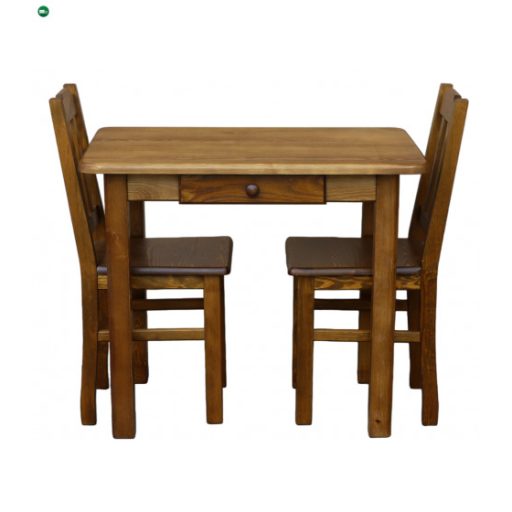 Étkezőasztal fiókos 90x70 tölgy