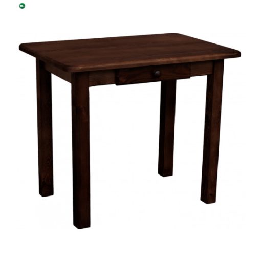 Étkezőasztal fiókos 90x70 barna