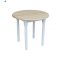 Étkezőasztal kerek faragott lábbal 90' két színnel