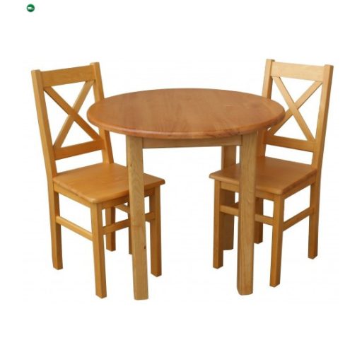 Étkezőasztal kerek 90' éger