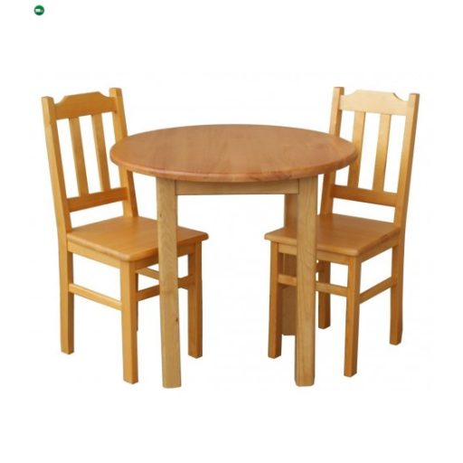 Étkezőasztal kerek 90' éger