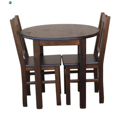 Étkezőasztal kerek 90' barna