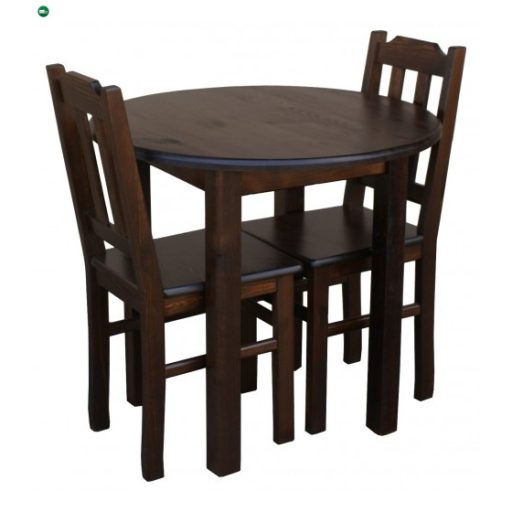 Étkezőasztal kerek 90' barna