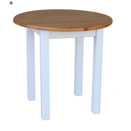 Étkezőasztal kerek 90' két színnel
