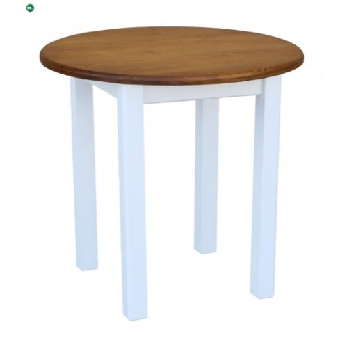 Étkezőasztal kerek 90' két színnel