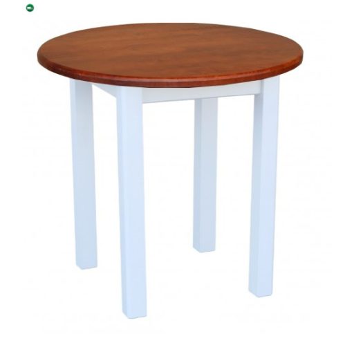 Étkezőasztal kerek 90' két színnel