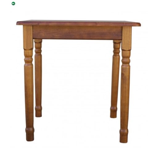 Étkezőasztal faragott lábbal 90x90 tölgy