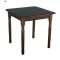 Étkezőasztal faragott lábbal 90x90 barna