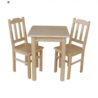 Étkezőasztal kocka 60x60 natúr