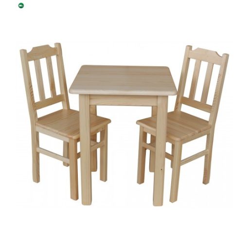 Étkezőasztal kocka 60x60 natúr