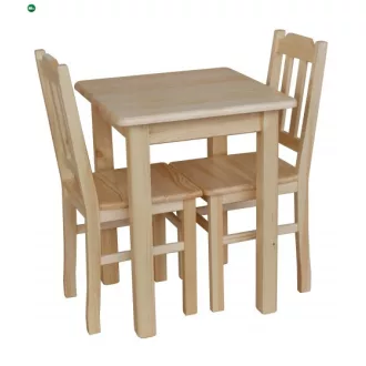 Étkezőasztal kocka 60x60 natúr