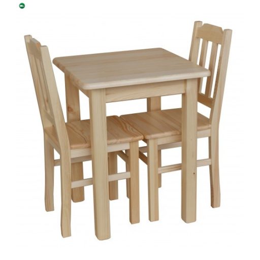 Étkezőasztal kocka 60x60 natúr