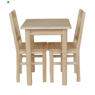 Étkezőasztal kocka 60x60 natúr