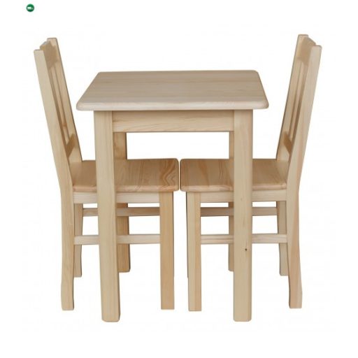 Étkezőasztal kocka 60x60 natúr