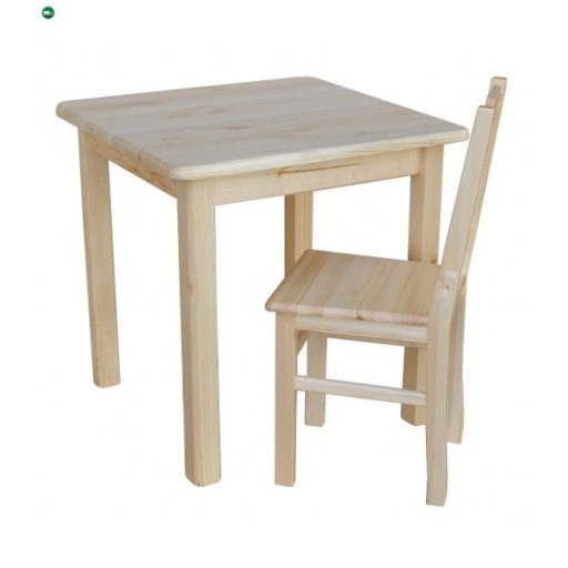 Étkezőasztal kocka 70x70 natúr