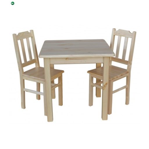 Étkezőasztal kocka 70x70 natúr